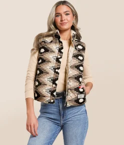 Hooey Briar Reversible Puffer Vest Whitecap Online