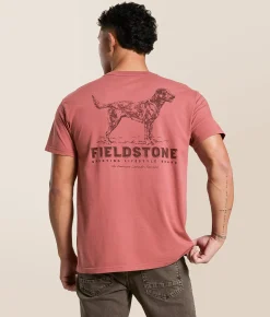 Tops|Graphic T-Shirts | Fieldstone American Lab T-Shirt Brick