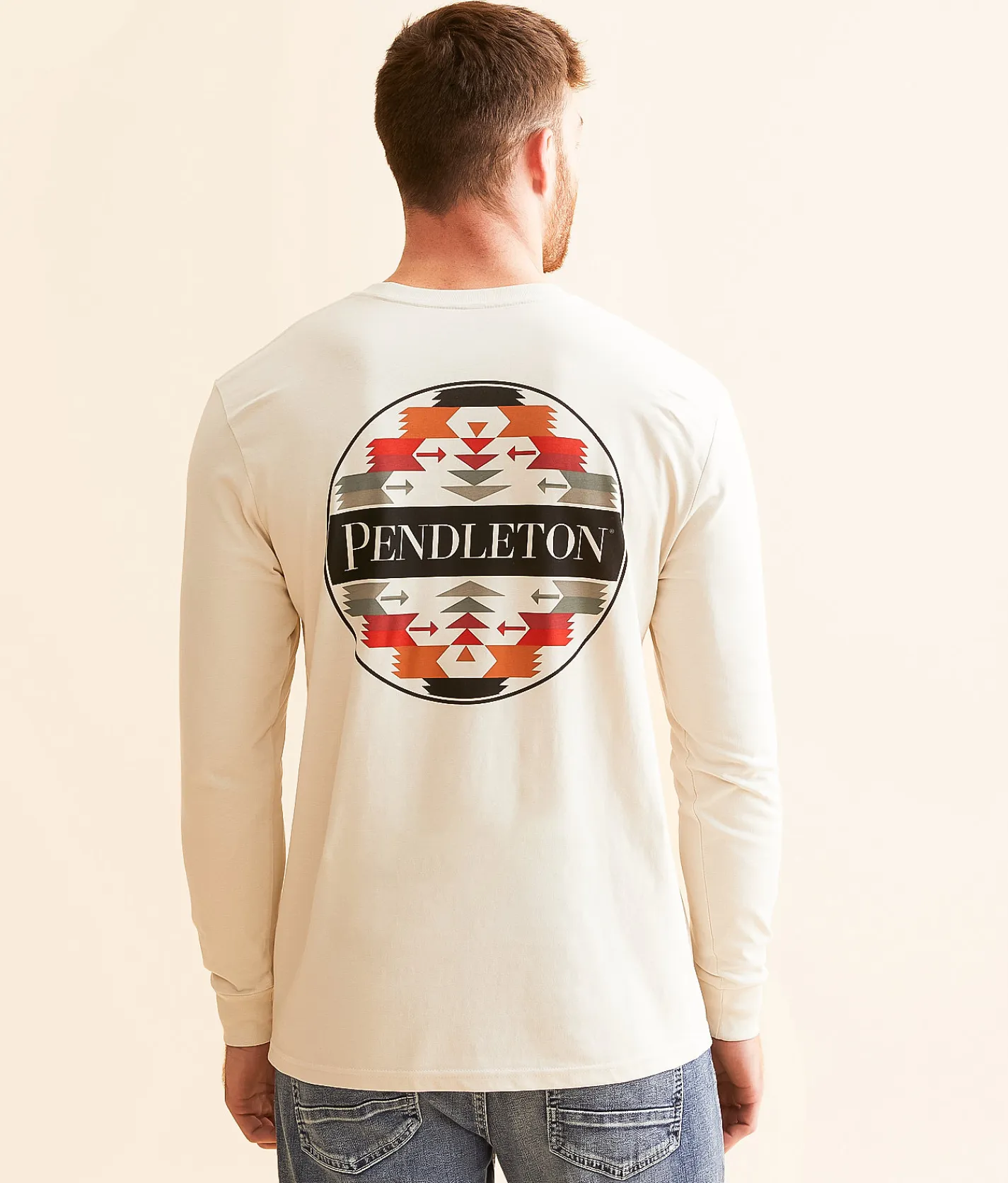 Pendleton Bridge Creek Circle T-Shirt Bone Clearance