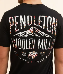 Graphic T-Shirts | Pendleton Bridge Creek Mountain T-Shirt Black
