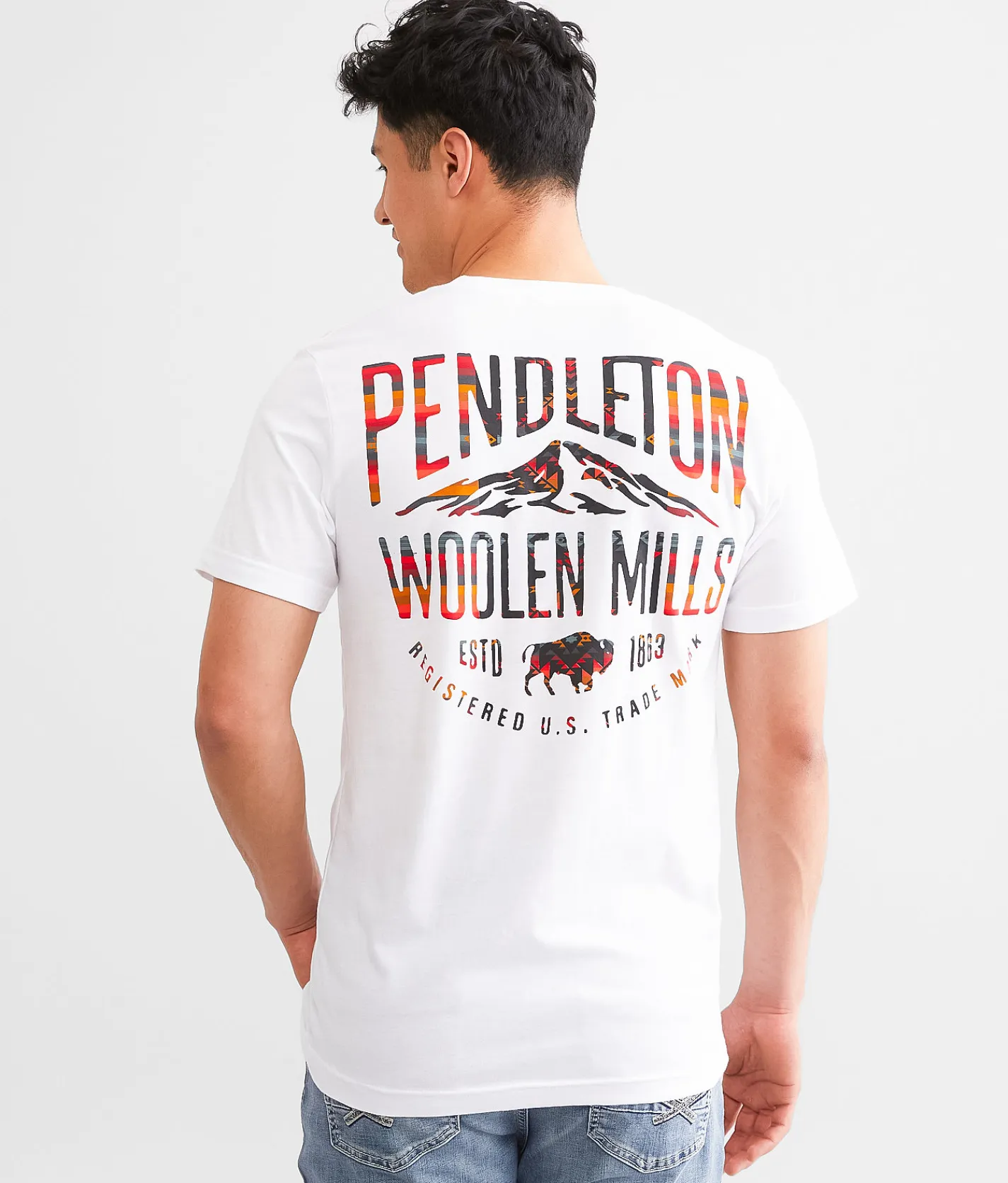 Pendleton Bridge Creek T-Shirt White Discount