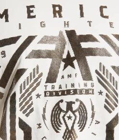 Tops|Graphic T-Shirts | American Fighter Brighton T-Shirt Antique White