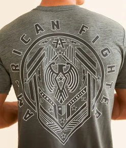 American Fighter Brighton T-Shirt Sage Dark Sage Sale