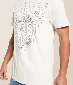 Tops|Graphic T-Shirts | American Fighter Brighton T-Shirt Lunar Rock