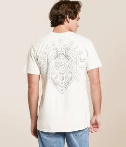Tops|Graphic T-Shirts | American Fighter Brighton T-Shirt Lunar Rock