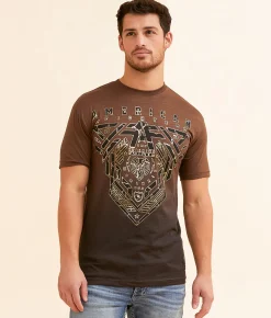 Graphic T-Shirts | American Fighter Brighton T-Shirt Carafe Hot Fudge