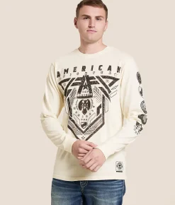 American Fighter Brighton T-Shirt Antique White