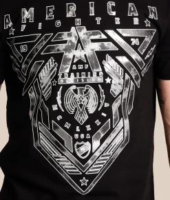 Tops|Graphic T-Shirts | American Fighter Brighton T-Shirt Black Mass