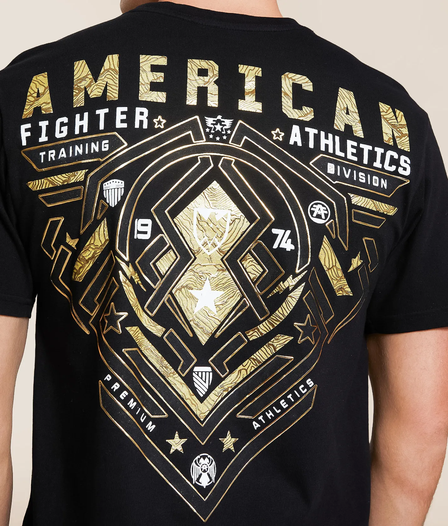 Tops|Graphic T-Shirts | American Fighter Brimley T-Shirt Black