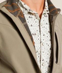 Tops|Coats & Jackets | Gentry County Softshell Vest Brindle
