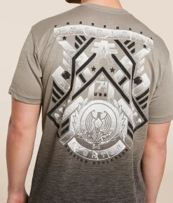 American Fighter Brinkley T-Shirt Taupe Lt Grey