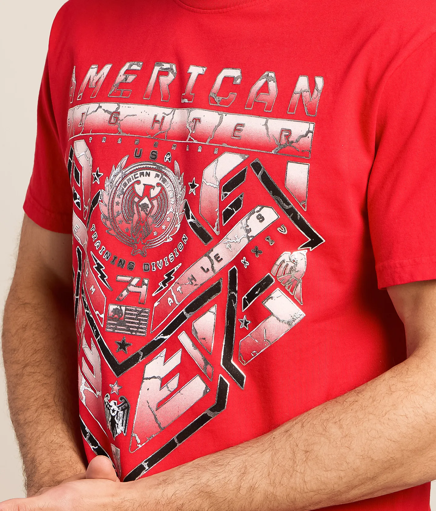 American Fighter Brinkley T-Shirt Paprika Red Discount