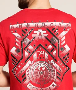 American Fighter Brinkley T-Shirt Paprika Red Discount