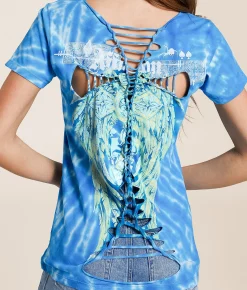 Tops | Affliction Brixton Wings T-Shirt Guardian Wash