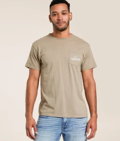 Fieldstone Bronco Mountains T-Shirt Timberwolf Sale