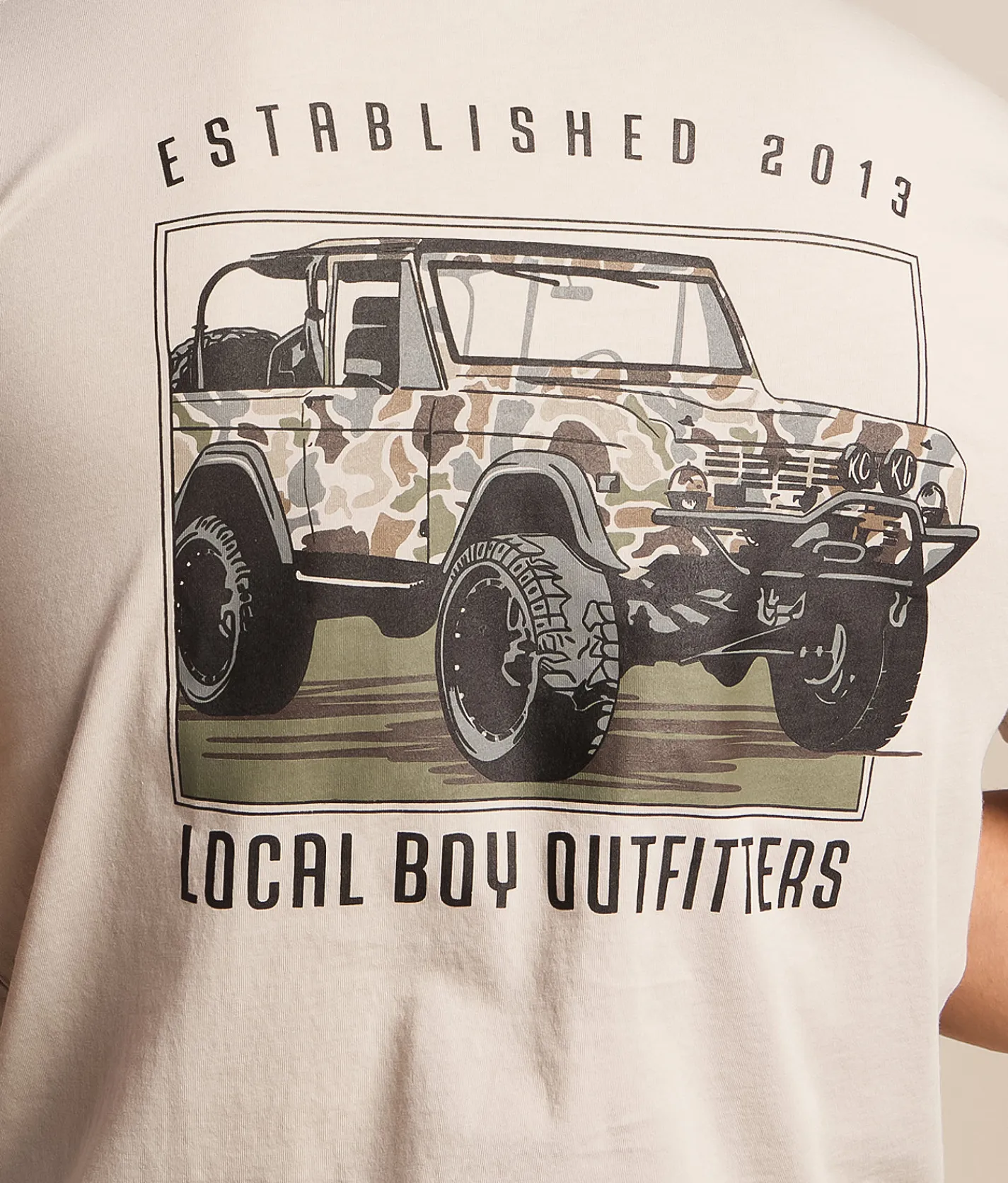 Tops | Local Boy Outfitters Bronco T-Shirt Silver