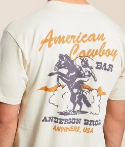 Anderson Bros Bronco T-Shirt Cream Clearance
