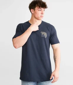 Graphic T-Shirts | Brixton Bronc T-Shirt Dark Grey