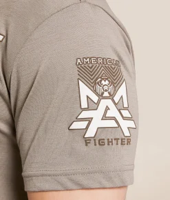 Graphic T-Shirts | American Fighter Brookmont T-Shirt Desert Taupe