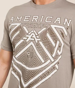 Graphic T-Shirts | American Fighter Brookmont T-Shirt Desert Taupe