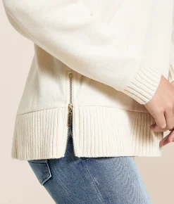 White Crow Brook Pullover Warm White Discount