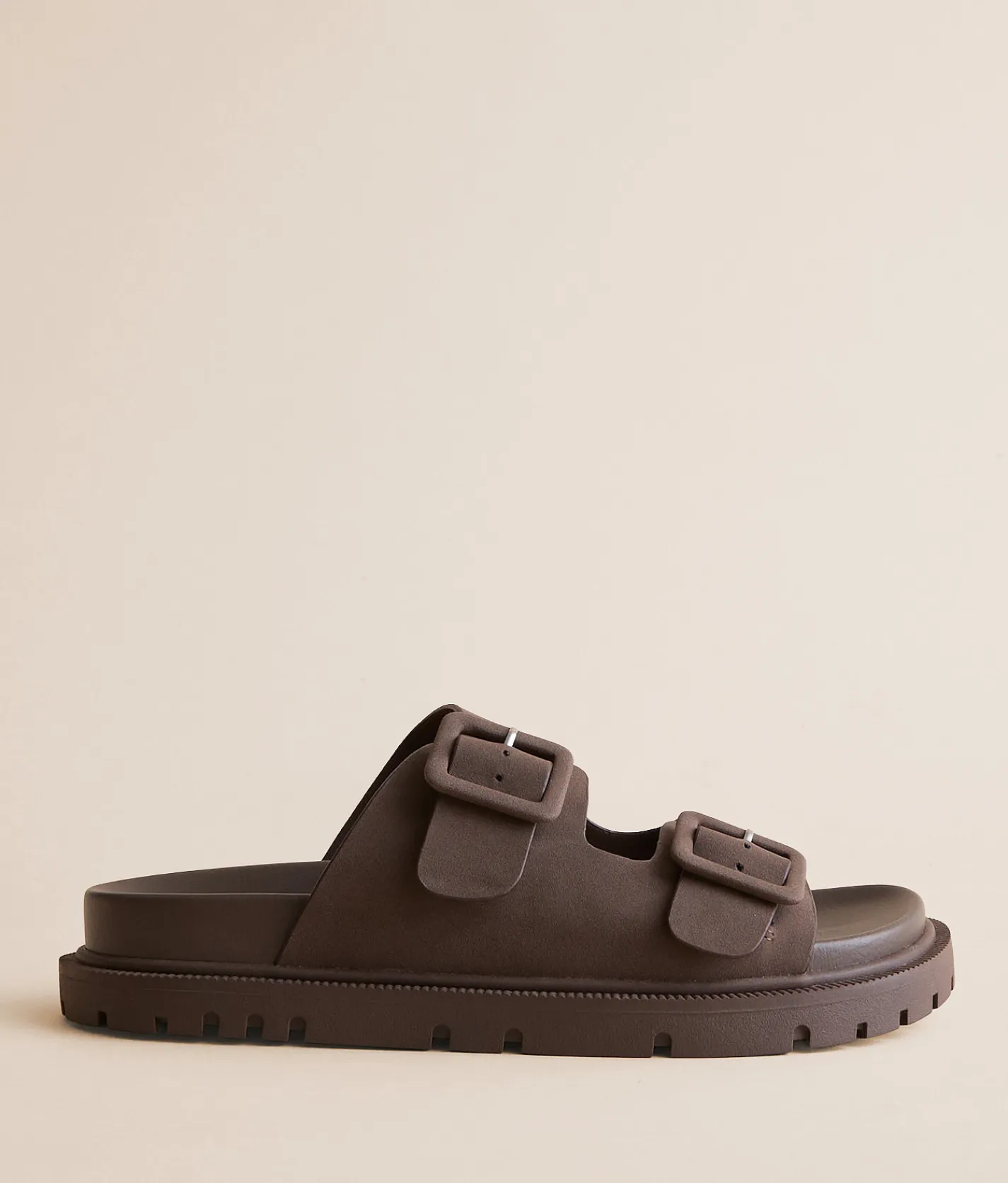 Shoes | Mia Brouklyn Big Buckle Sandal Darker Taupe