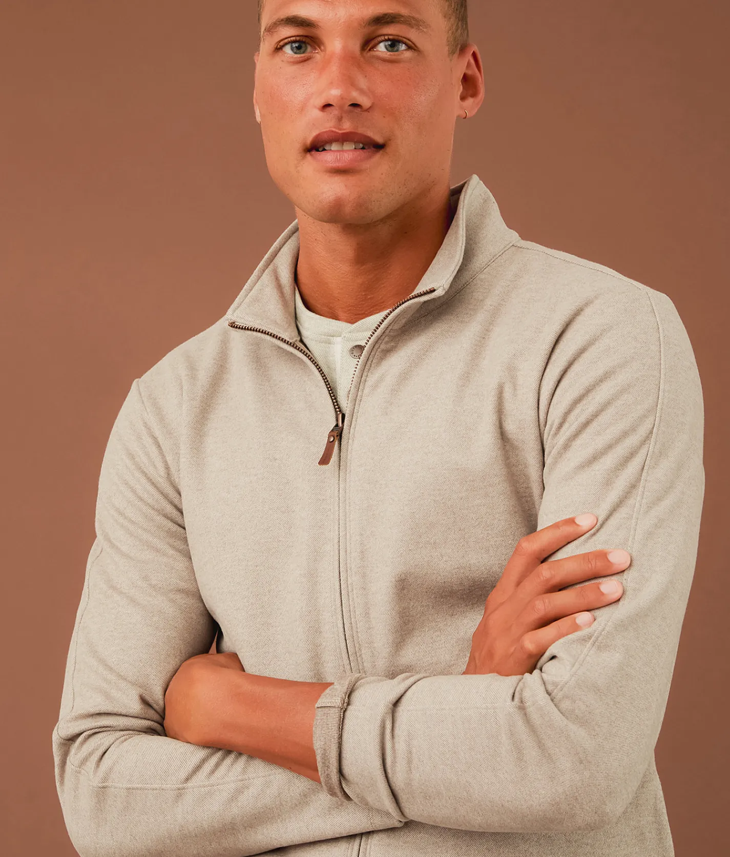 Outpost Makers Brushed Knit Jacket Rock