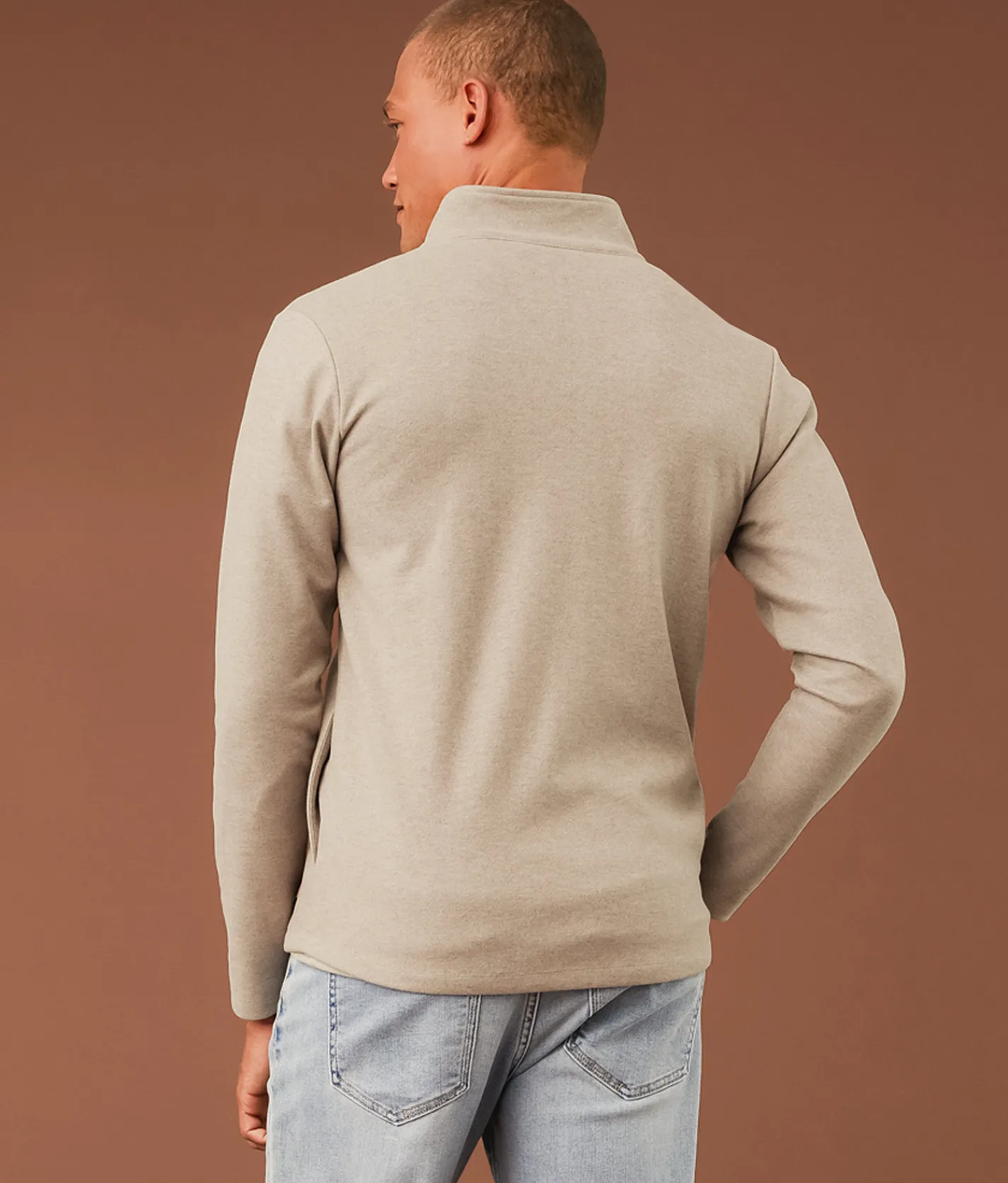 Outpost Makers Brushed Knit Jacket Rock
