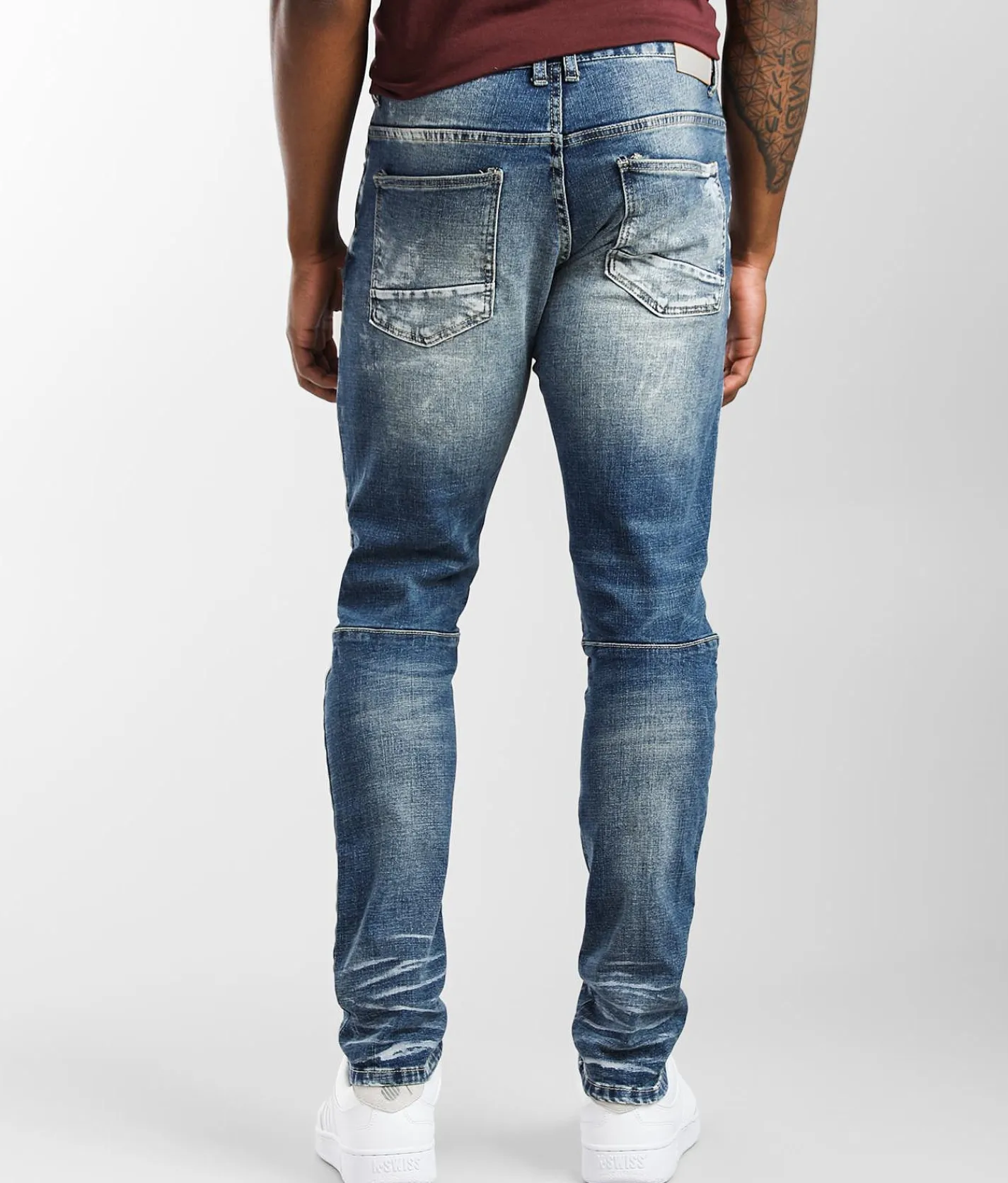 Sale Jeans|Bottoms | Smoke Rise® Brush Taper Stretch Jean Brush Blue