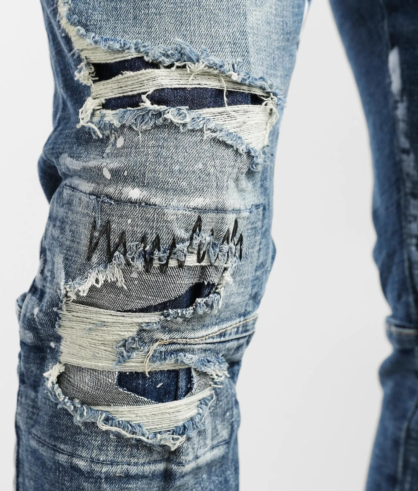 Sale Jeans|Bottoms | Smoke Rise® Brush Taper Stretch Jean Brush Blue