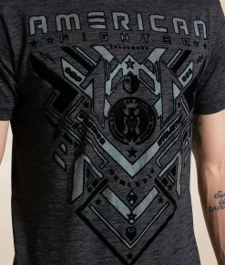 Tops|Graphic T-Shirts | American Fighter Bryceland T-Shirt Black Mass