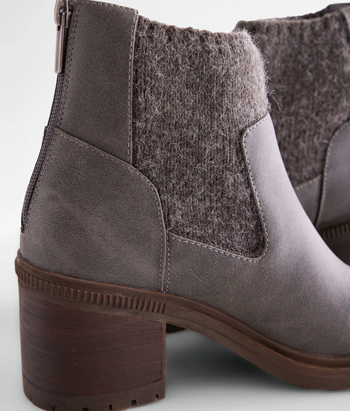 Shoes | Bullboxer B-52 Sweater Knit Ankle Boot Dark Grey