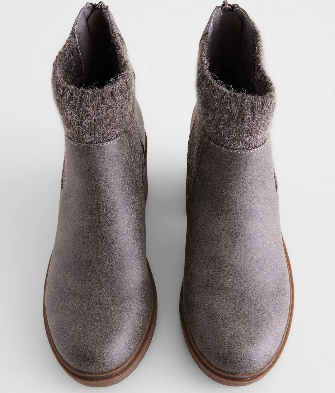 Shoes | Bullboxer B-52 Sweater Knit Ankle Boot Dark Grey