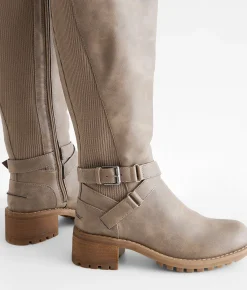 Shoes | Bullboxer B-52 Tall Heeled Boot Taupe