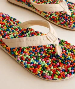 Shoes | Sanuk Bubblecush Flip Rainbow Confetti