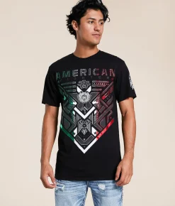 American Fighter Buckingham T-Shirt Black New