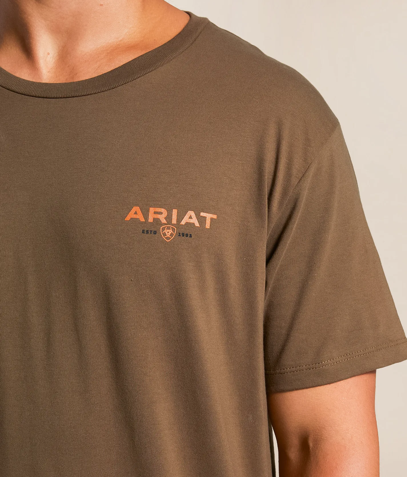 Tops|Graphic T-Shirts | Ariat Buck King T-Shirt Teak
