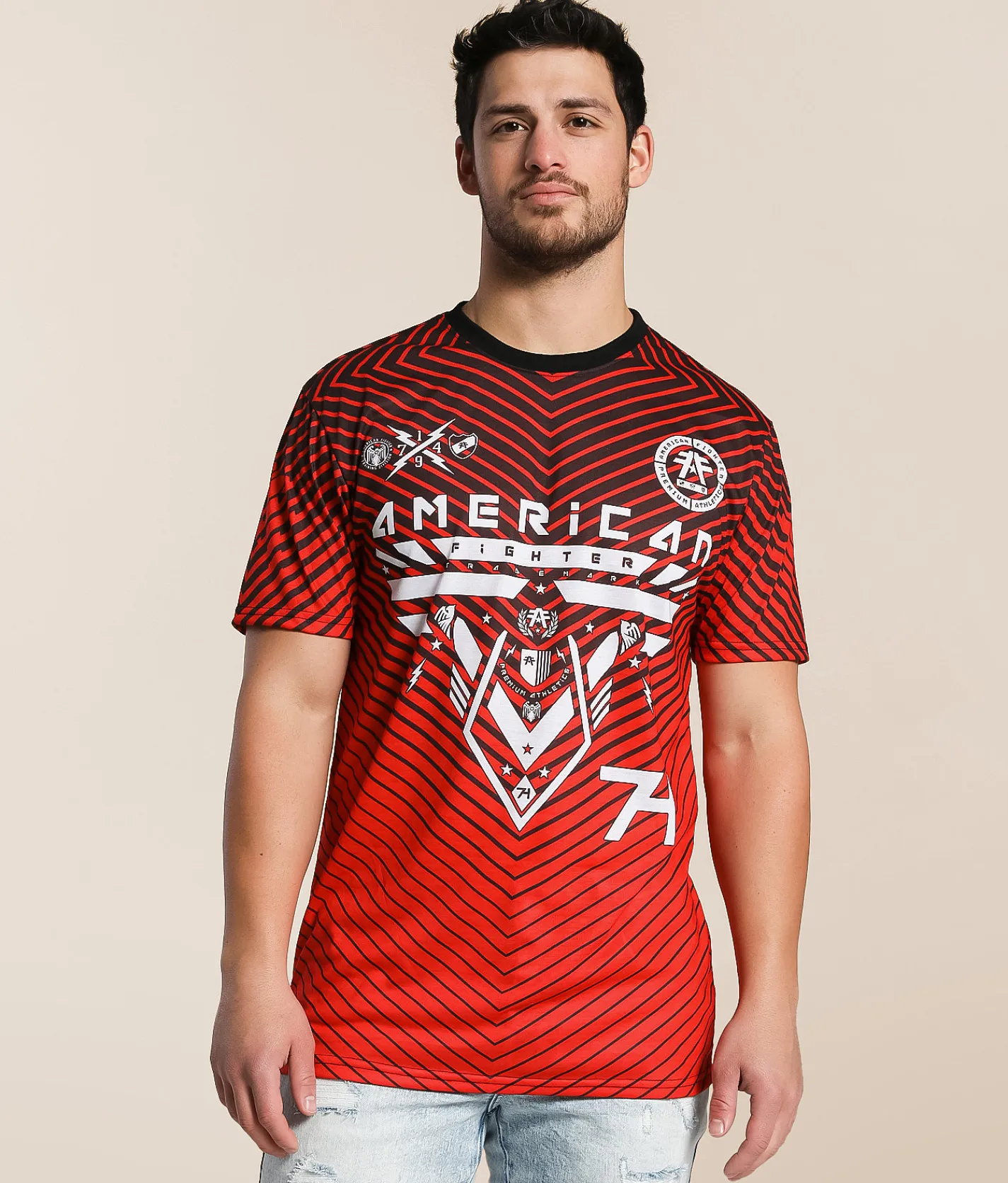 Graphic T-Shirts | American Fighter Buckner T-Shirt White Multi