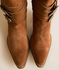 Shoes | Dingo Buck Wild Leather Boot Brown