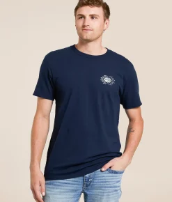 Ariat Buck Wild T-Shirt New Navy Clearance
