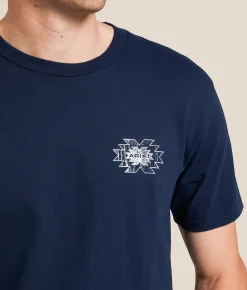 Ariat Buck Wild T-Shirt New Navy Clearance