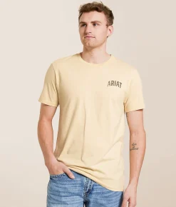Ariat Buck Wild T-Shirt Wood Ash Discount