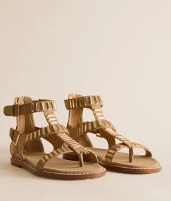 Frye and Co. Bucky T-Strap Sandal Sand Cortez