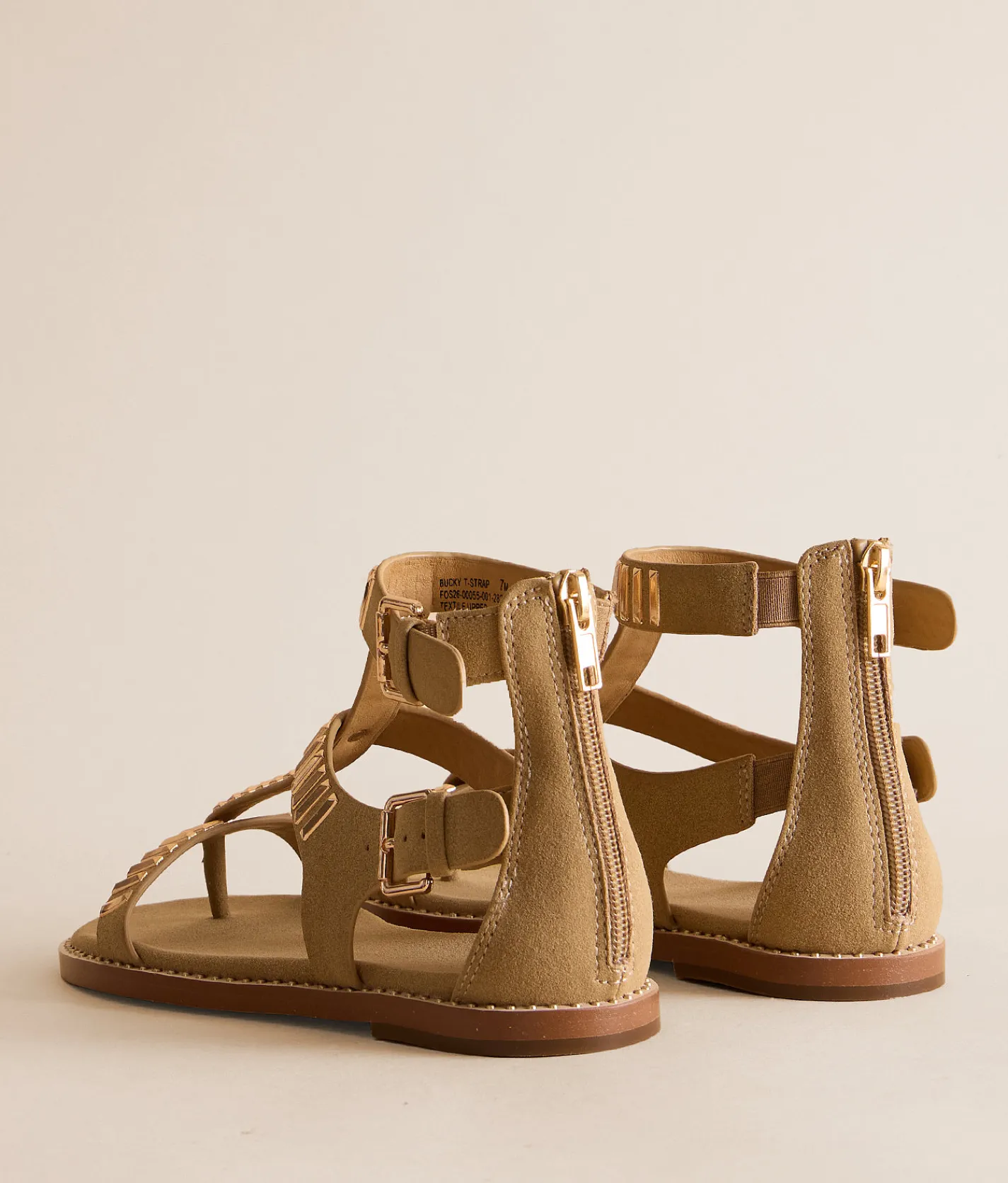 Frye and Co. Bucky T-Strap Sandal Sand Cortez