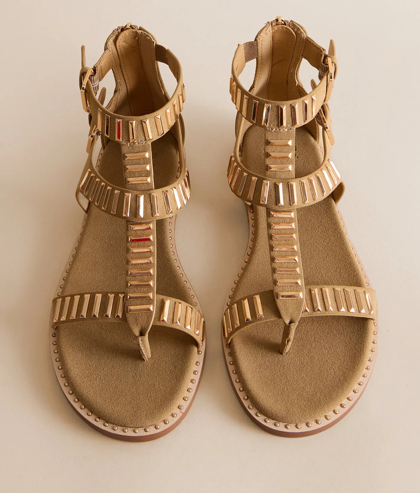 Frye and Co. Bucky T-Strap Sandal Sand Cortez