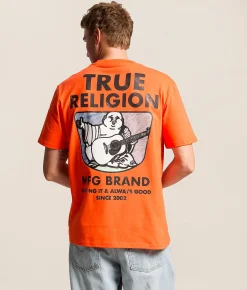 True Religion Buddha T-Shirt Neon Flare Online