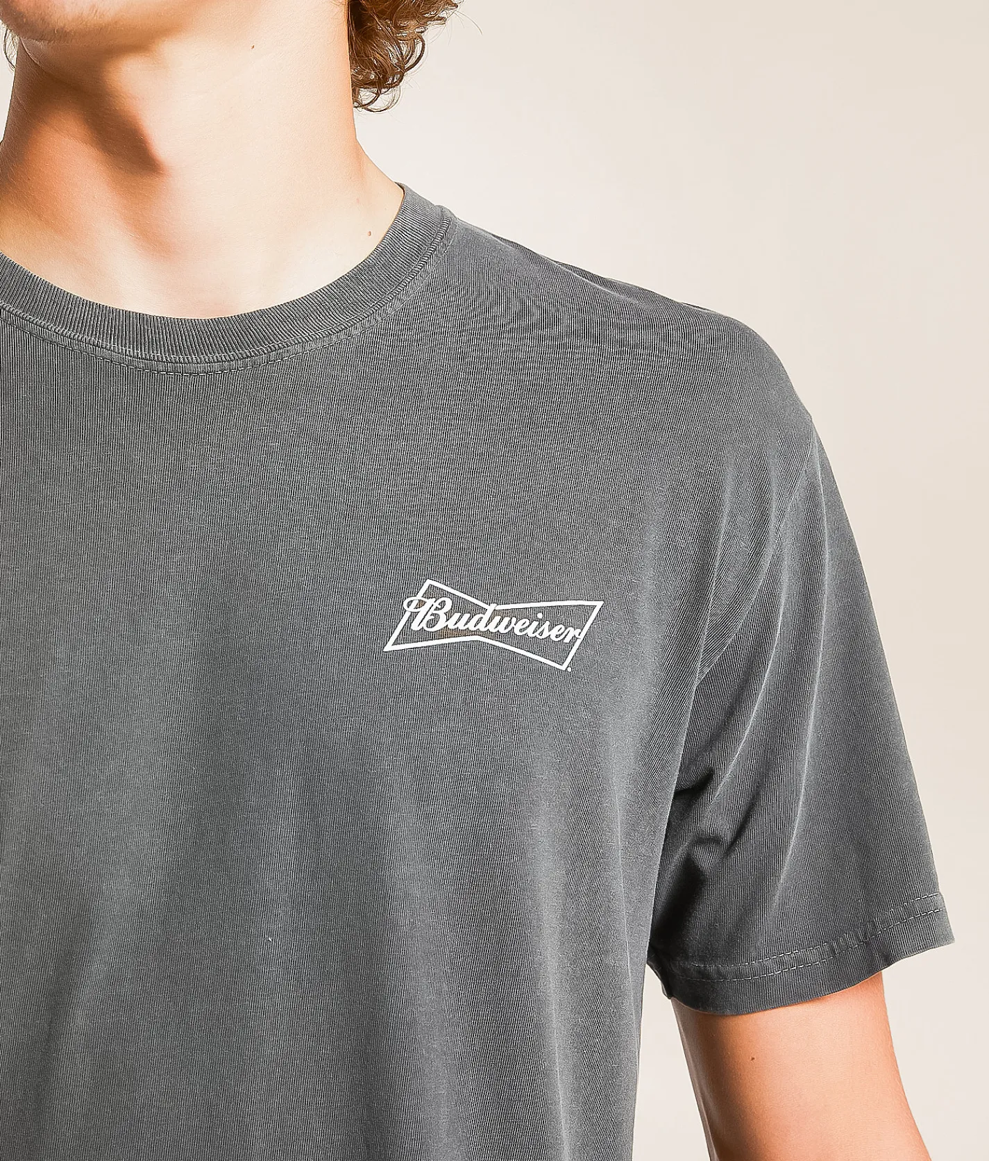 Tops|Graphic T-Shirts | JEDCo Budweiser Break Time T-Shirt Pepper