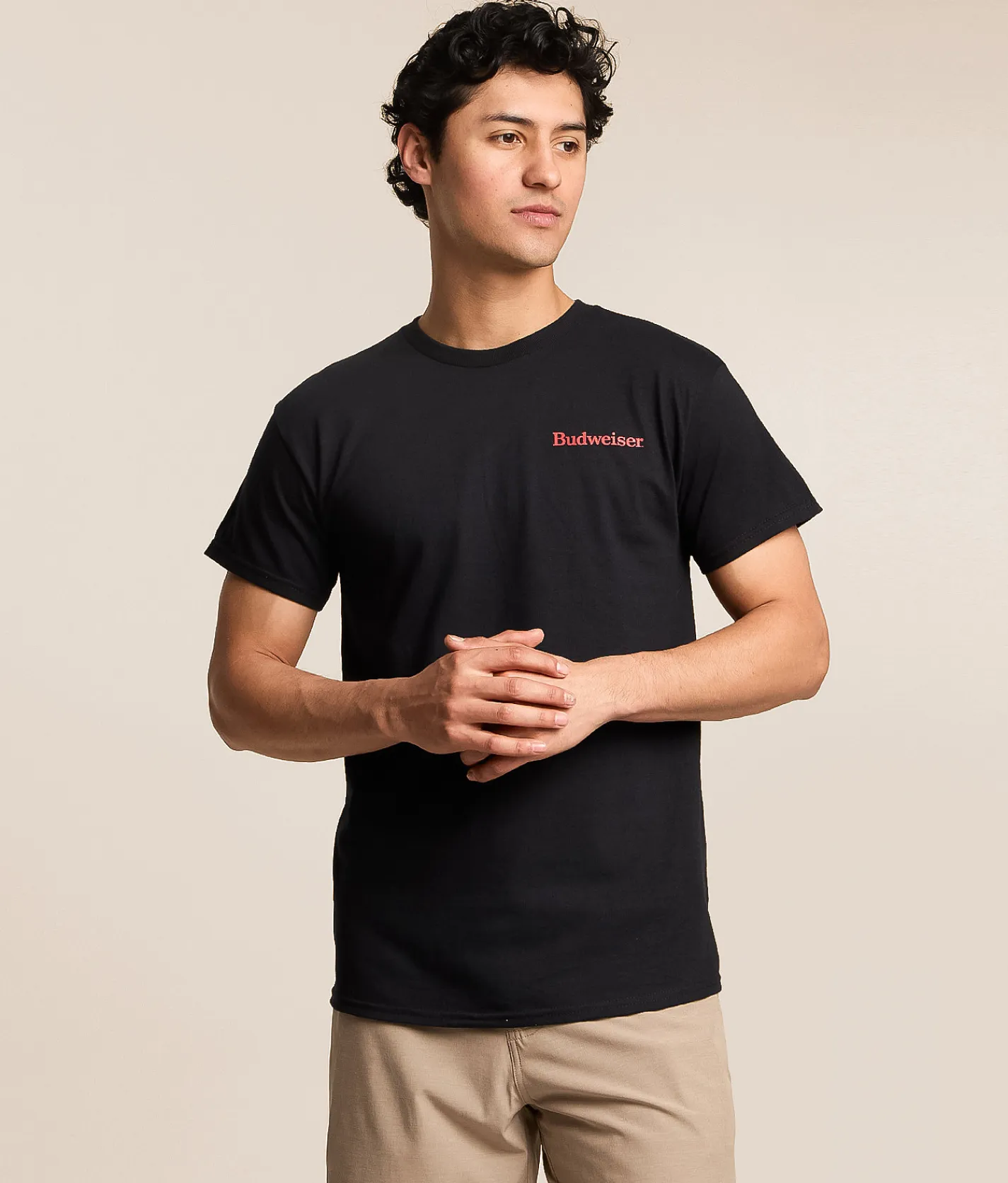 Tops|Graphic T-Shirts | JEDCo Budweiser Bud Break Time T-Shirt Black
