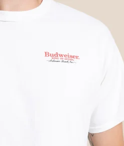 Junkfood Budweiser King Of Beers T-Shirt White