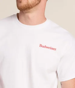 JEDCo Budweiser King Of Beers T-Shirt White Outlet